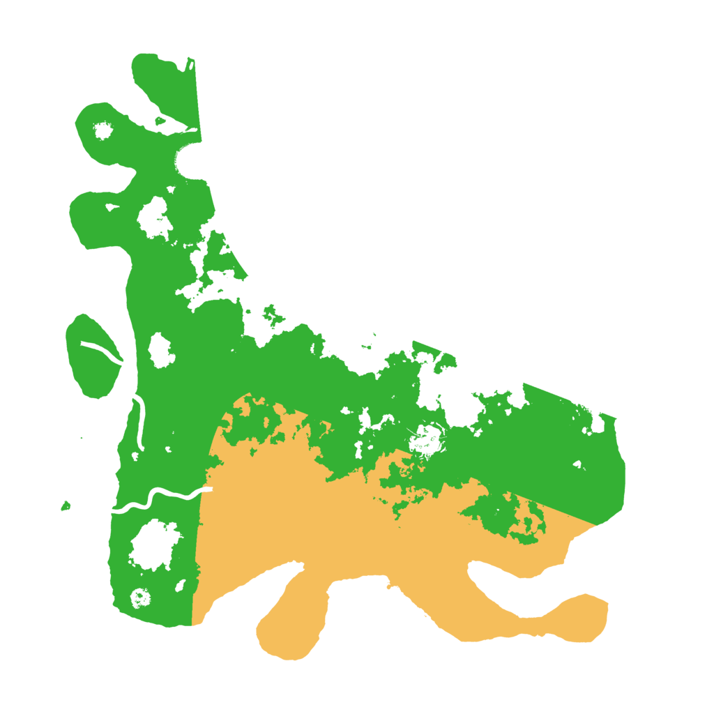 Biome Rust Map: Procedural Map, Size: 3650, Seed: 54736401