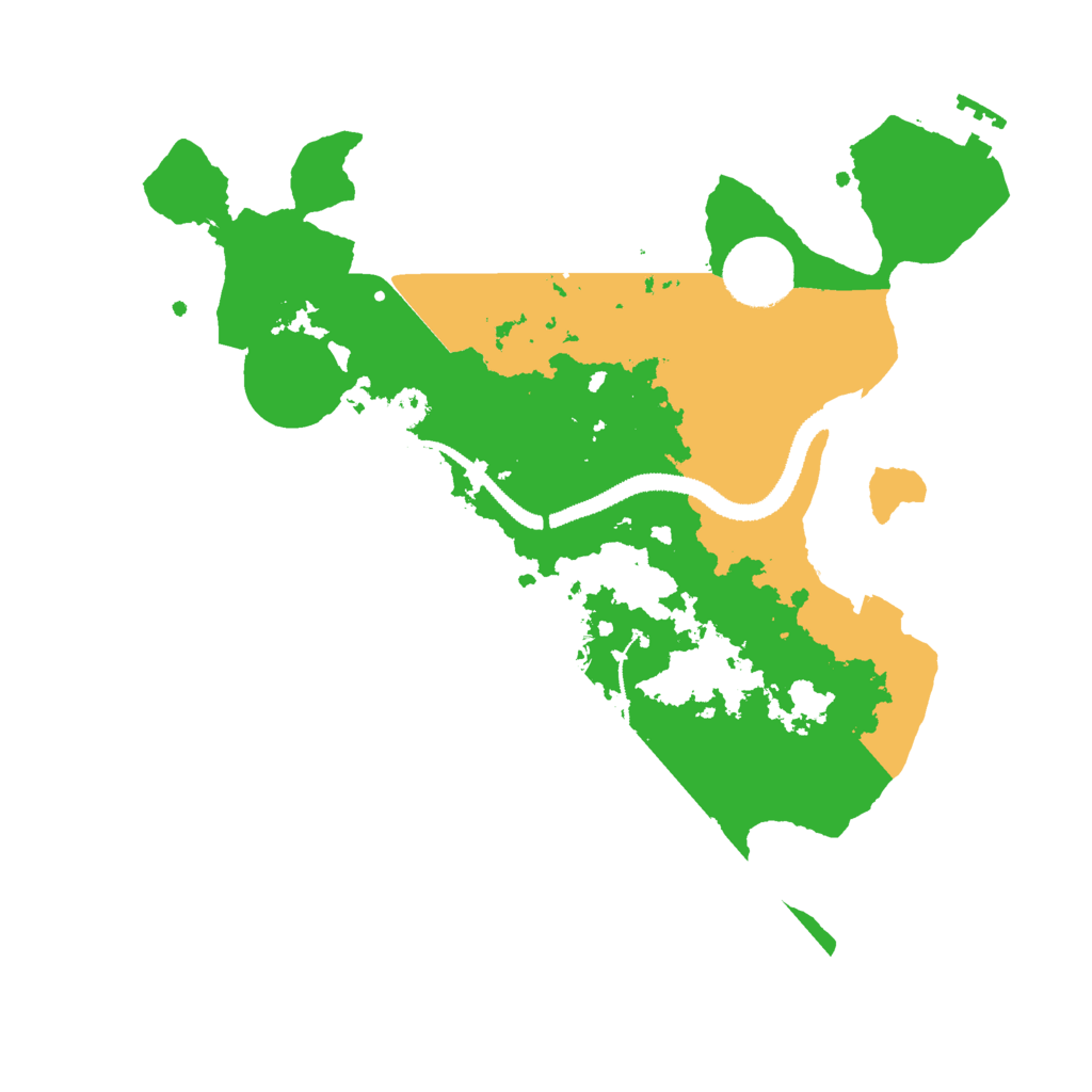 Biome Rust Map: Procedural Map, Size: 3000, Seed: 87765135