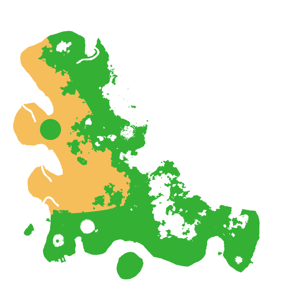 Biome Rust Map: Procedural Map, Size: 3700, Seed: 87740440