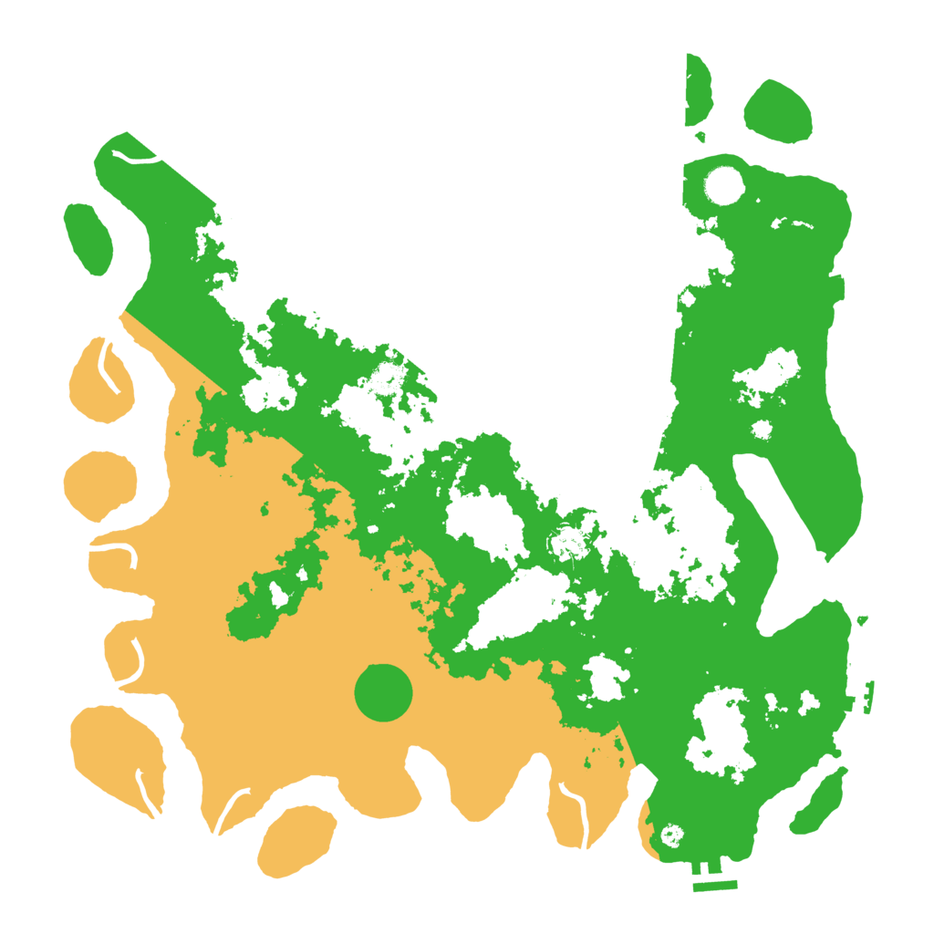 Biome Rust Map: Procedural Map, Size: 4250, Seed: 954020316