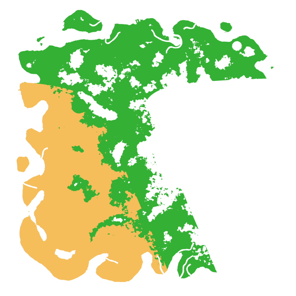 Biome Rust Map: Procedural Map, Size: 5500, Seed: 892453297