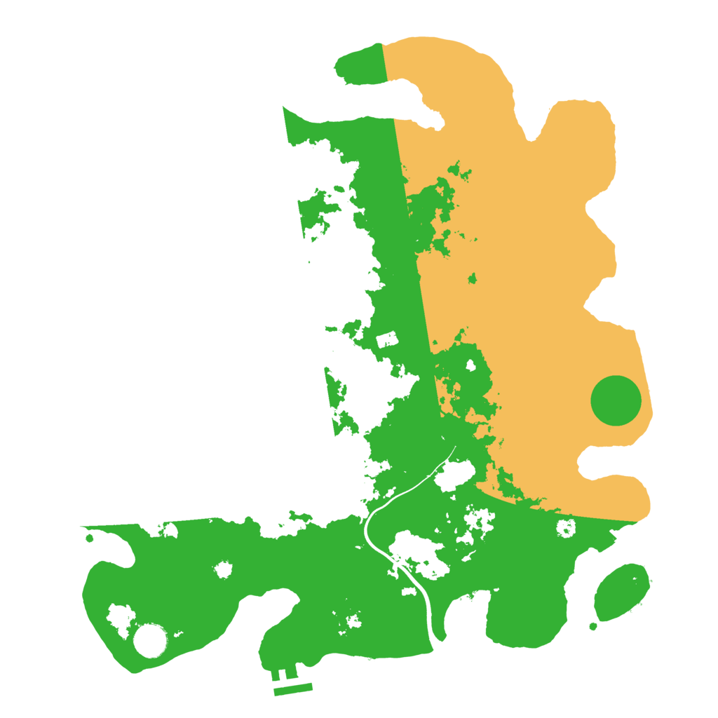 Biome Rust Map: Procedural Map, Size: 3750, Seed: 28064283