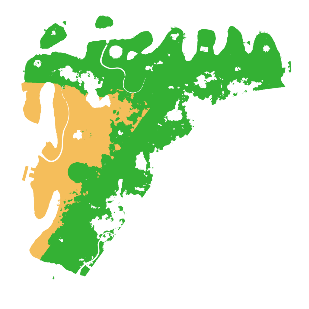 Biome Rust Map: Procedural Map, Size: 4200, Seed: 23234