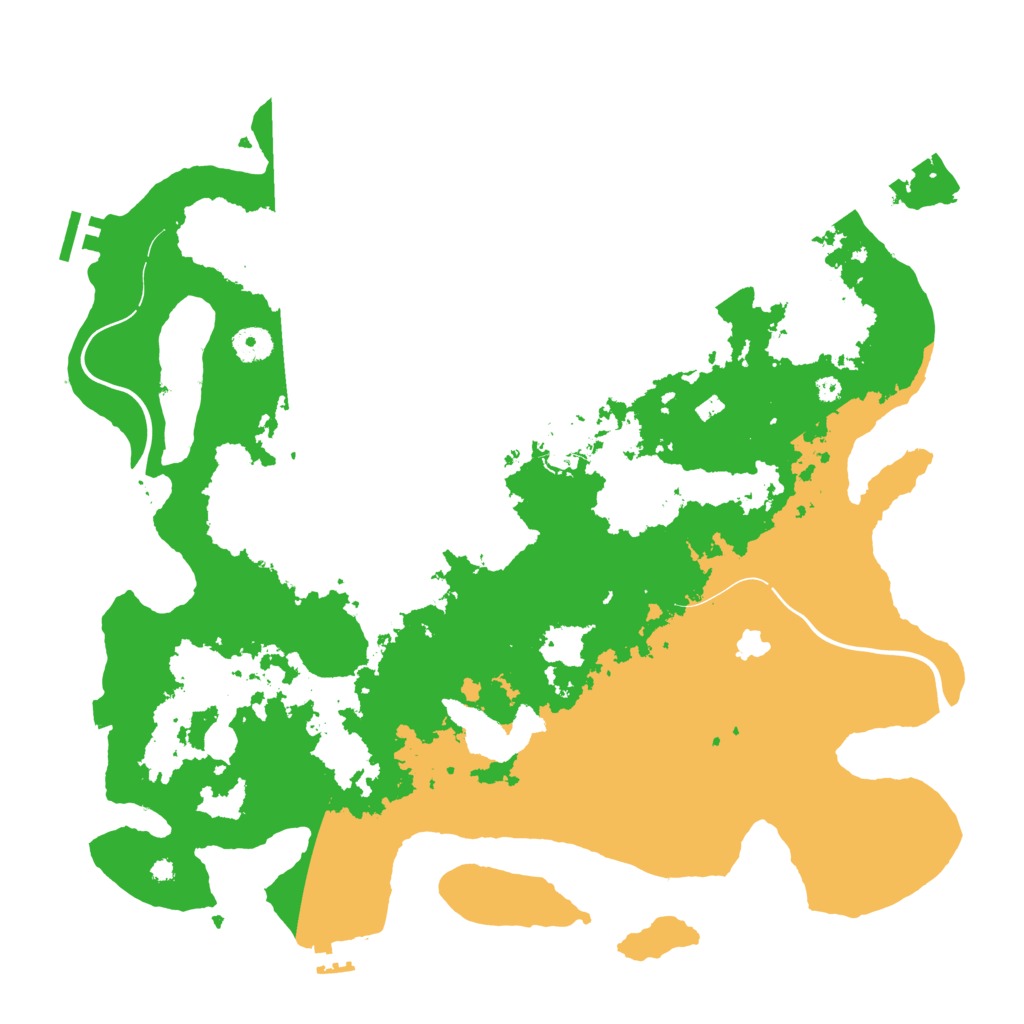 Biome Rust Map: Procedural Map, Size: 4100, Seed: 82604502