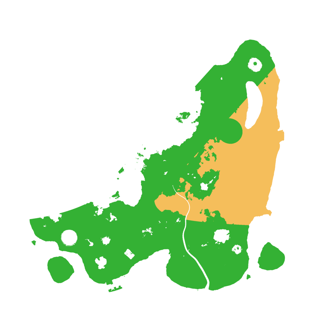 Biome Rust Map: Procedural Map, Size: 3400, Seed: 42743656