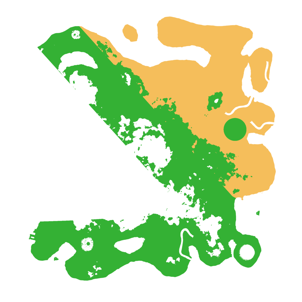 Biome Rust Map: Procedural Map, Size: 3500, Seed: 78506536