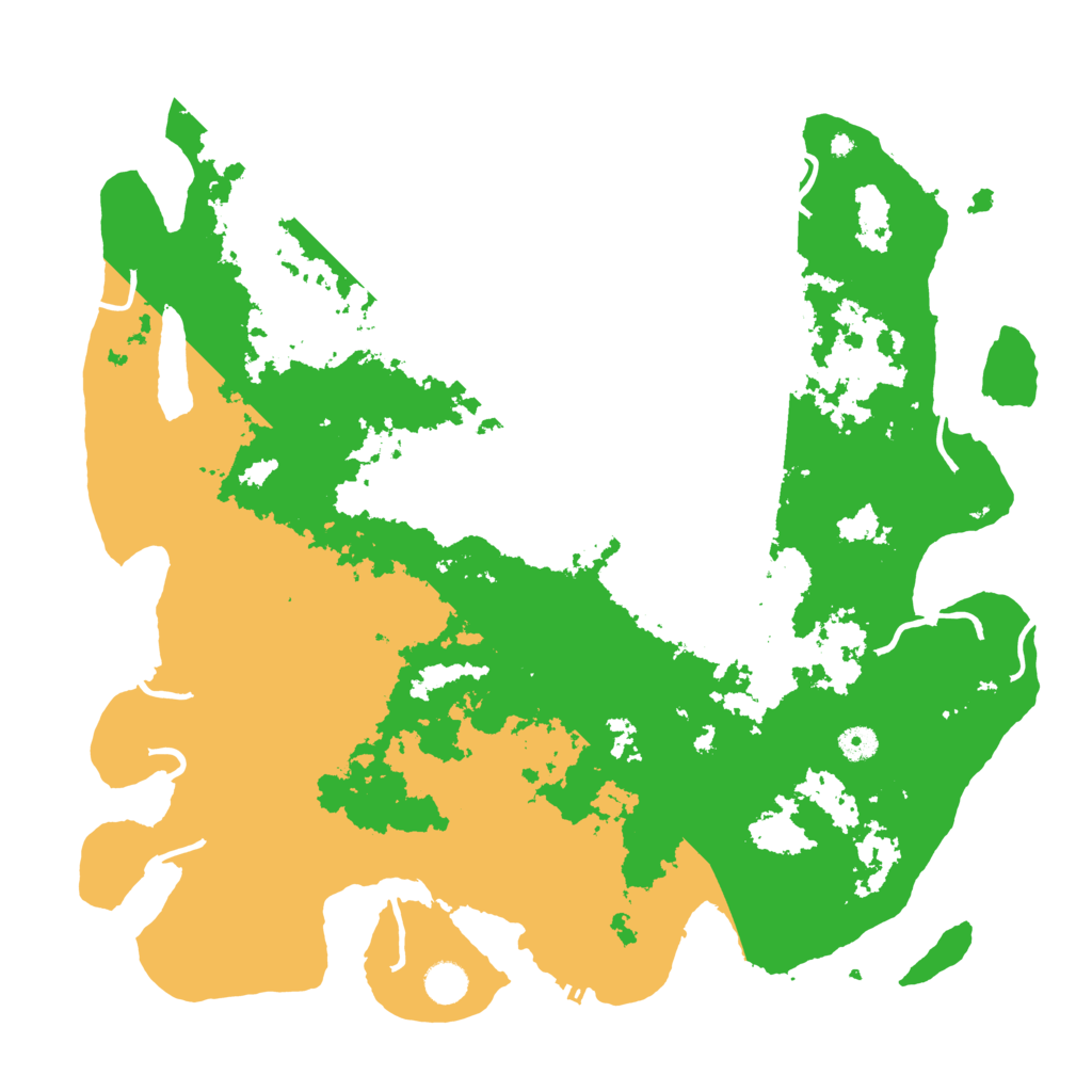 Biome Rust Map: Procedural Map, Size: 4500, Seed: 102188693