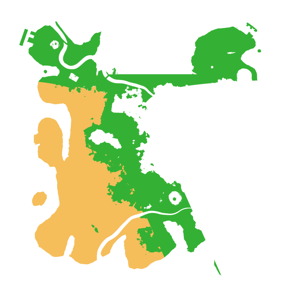Biome Rust Map: Procedural Map, Size: 3500, Seed: 1283150885