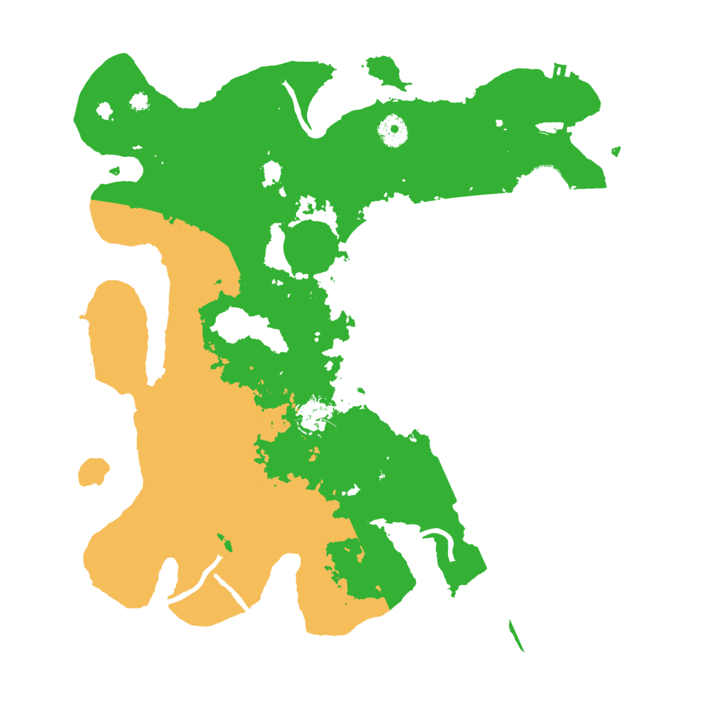 Biome Rust Map: Procedural Map, Size: 3500, Seed: 1283150885