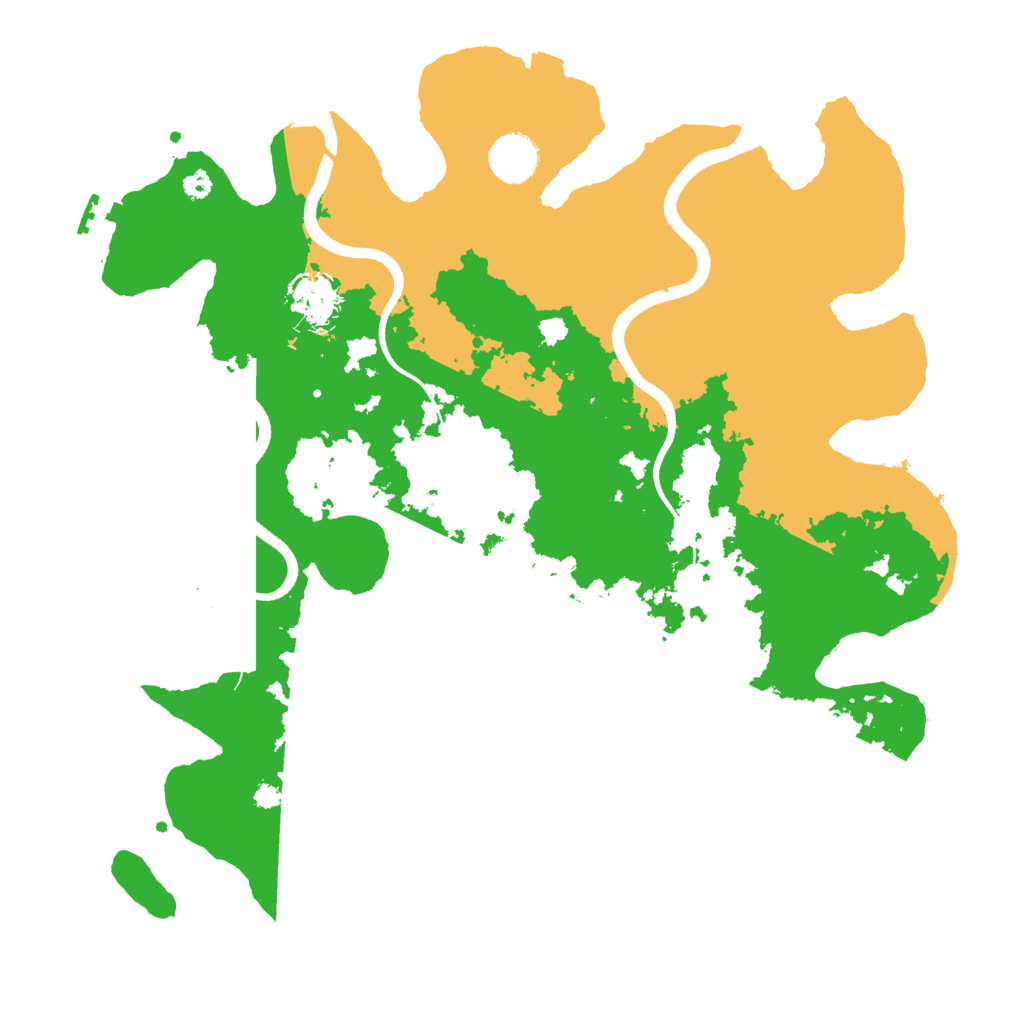 Biome Rust Map: Procedural Map, Size: 3650, Seed: 26633653