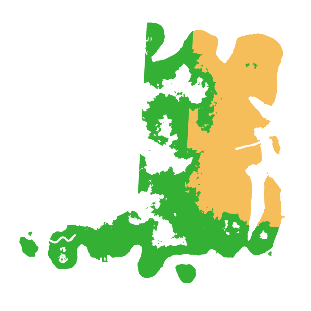 Biome Rust Map: Procedural Map, Size: 3650, Seed: 39803798