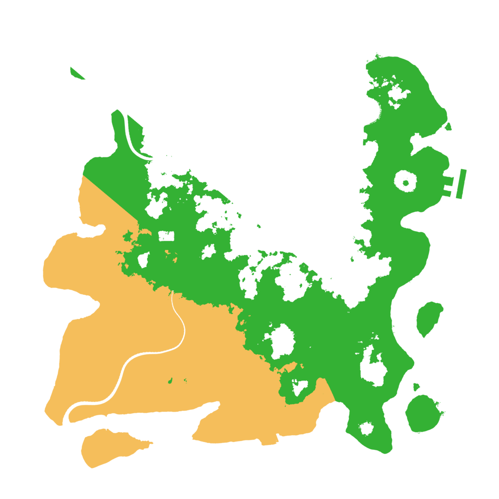 Biome Rust Map: Procedural Map, Size: 3400, Seed: 11386580