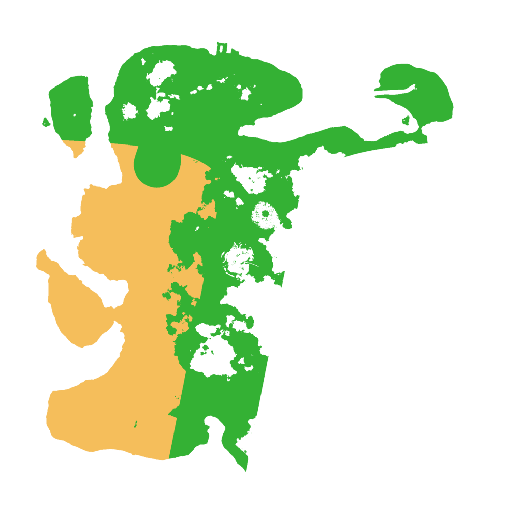 Biome Rust Map: Procedural Map, Size: 3000, Seed: 20340892