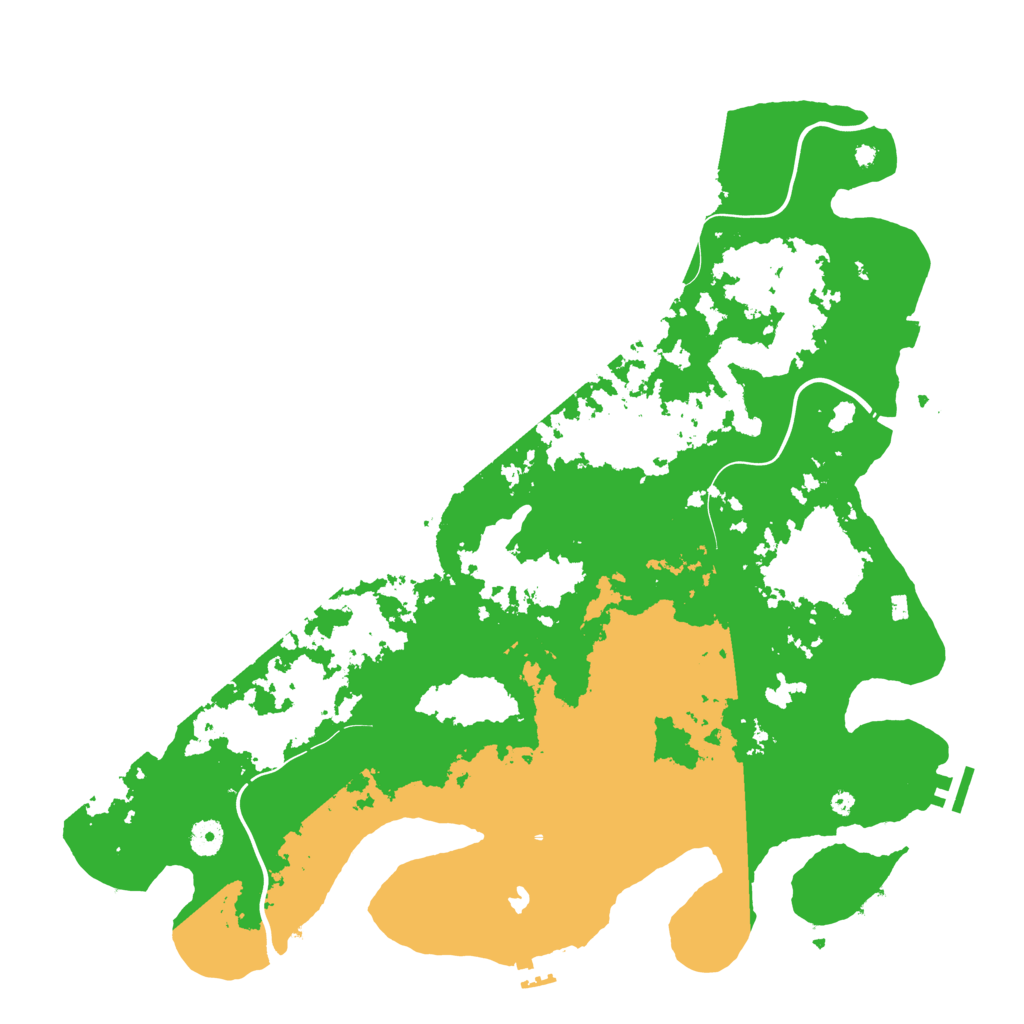 Biome Rust Map: Procedural Map, Size: 4400, Seed: 853591894
