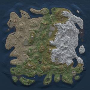 Thumbnail Rust Map: Procedural Map, Size: 4250, Seed: 1122934023, 19 Monuments