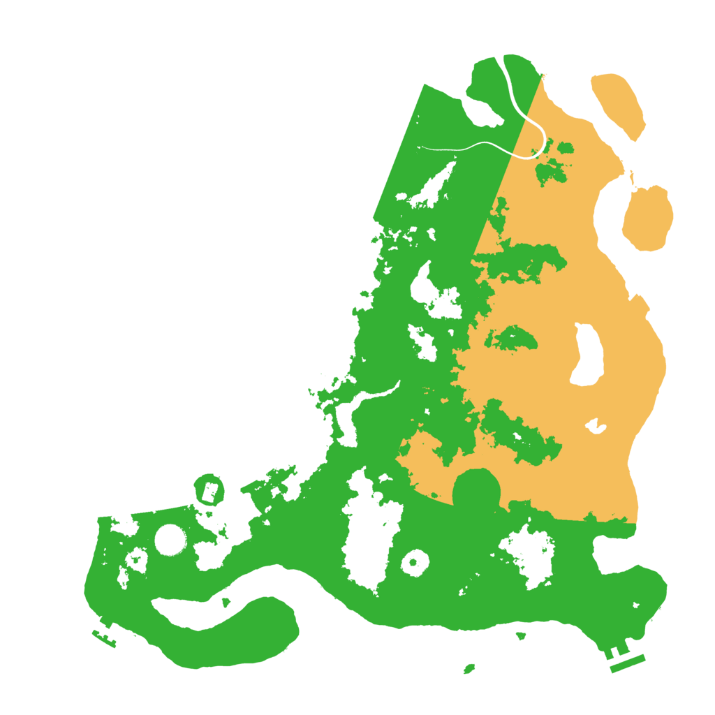 Biome Rust Map: Procedural Map, Size: 4000, Seed: 83464
