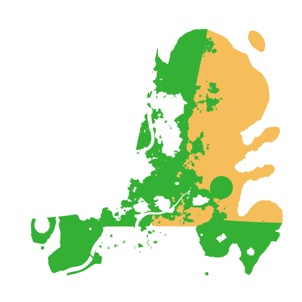 Biome Rust Map: Procedural Map, Size: 3500, Seed: 1749454238