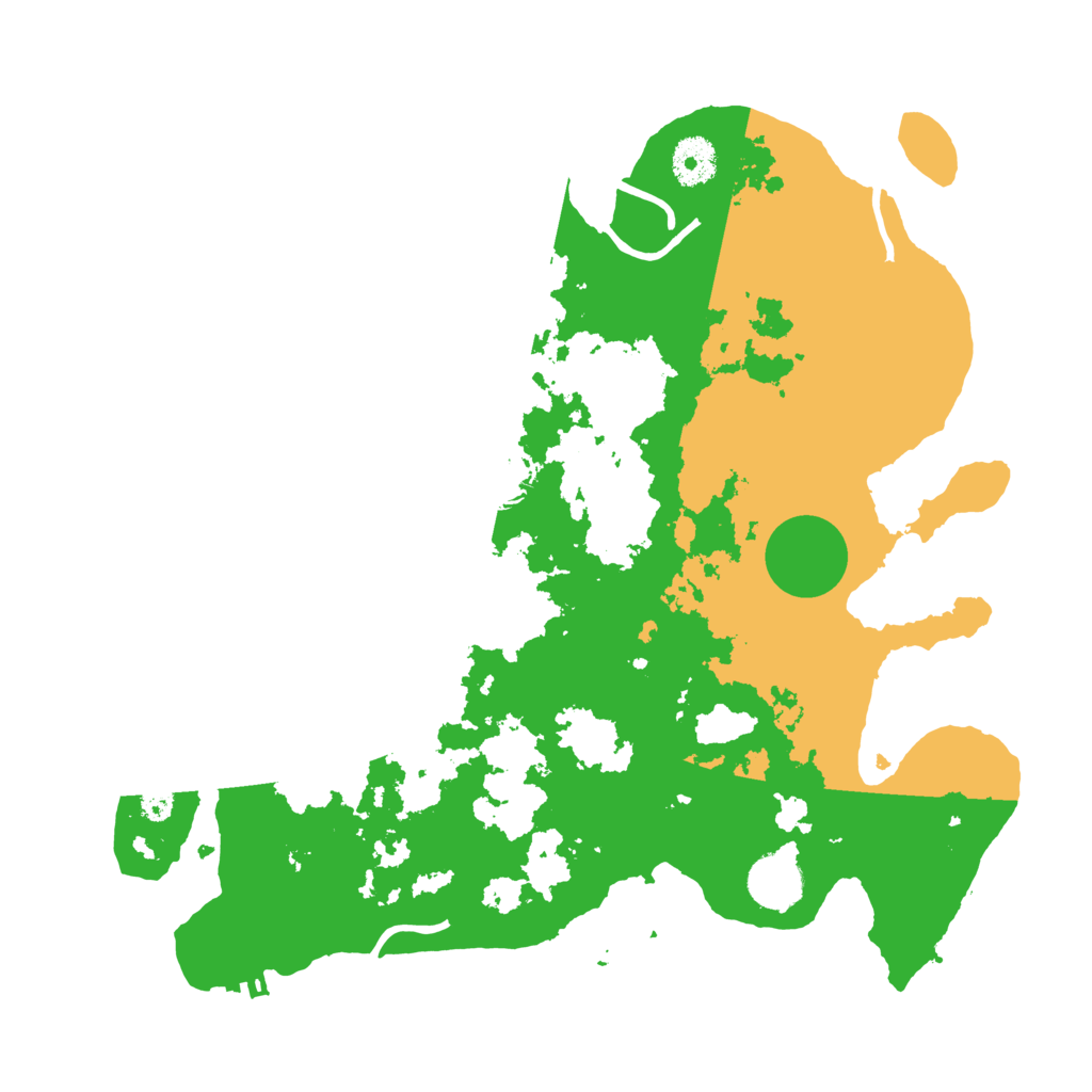 Biome Rust Map: Procedural Map, Size: 3500, Seed: 1749454238