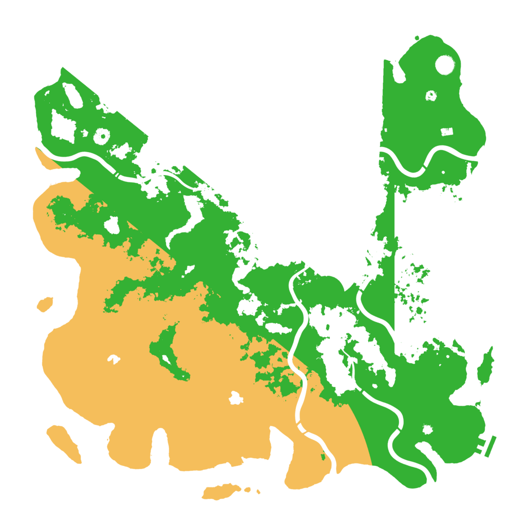 Biome Rust Map: Procedural Map, Size: 4800, Seed: 373531432