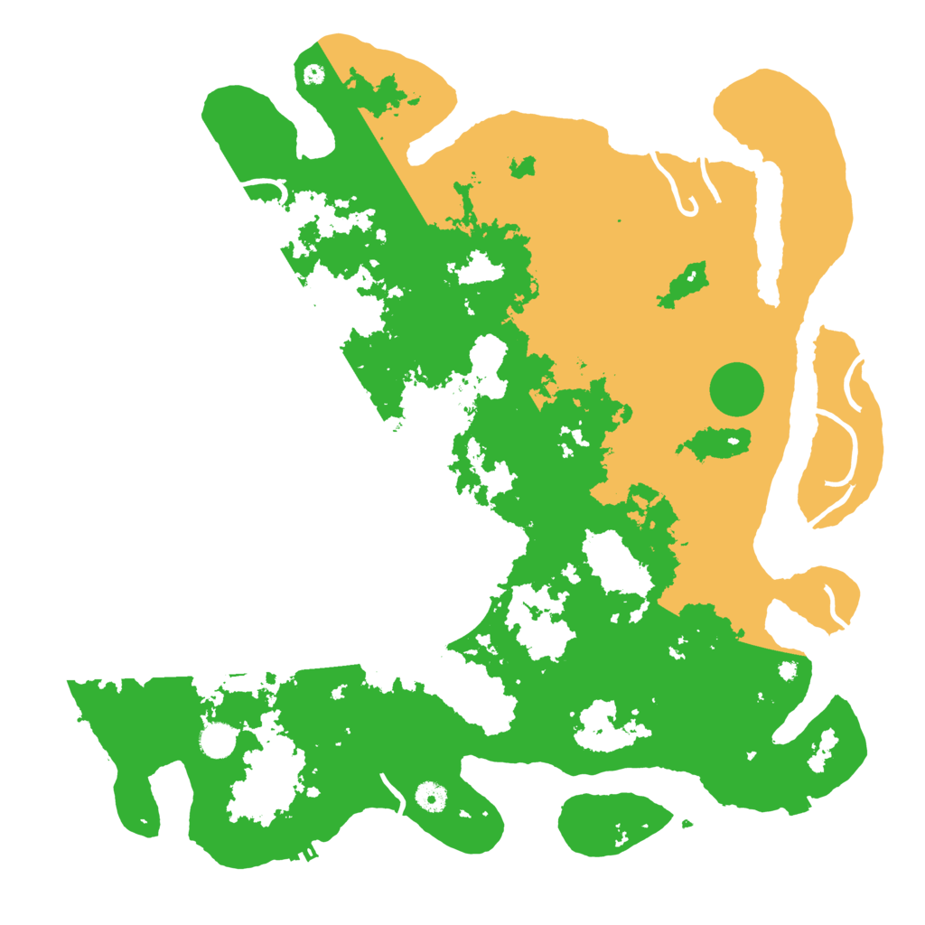 Biome Rust Map: Procedural Map, Size: 4500, Seed: 1409788784