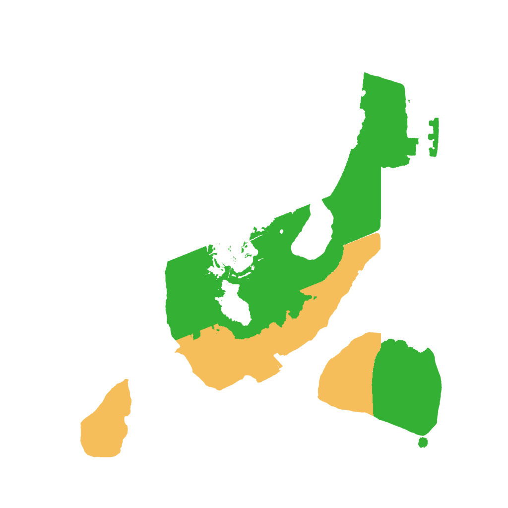 Biome Rust Map: Procedural Map, Size: 2000, Seed: 1425176505