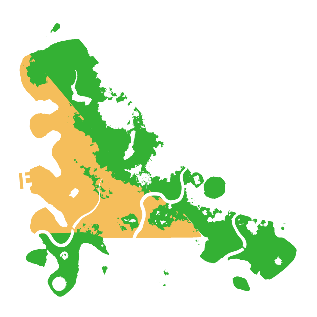 Biome Rust Map: Procedural Map, Size: 4000, Seed: 153985