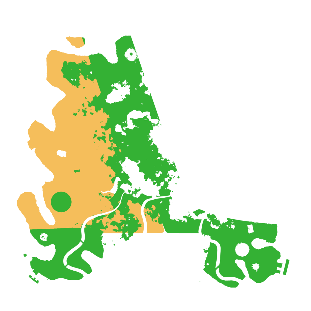 Biome Rust Map: Procedural Map, Size: 4000, Seed: 146127059