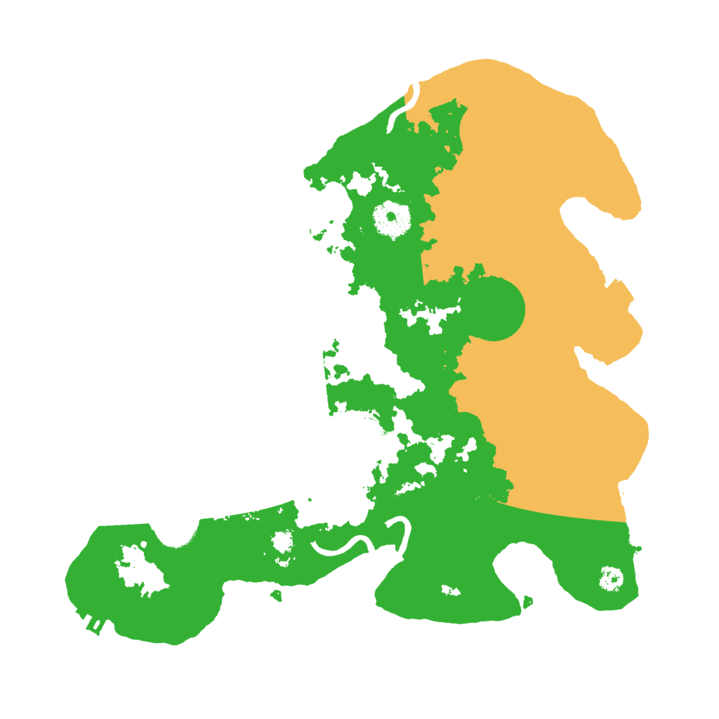 Biome Rust Map: Procedural Map, Size: 3000, Seed: 1172546663