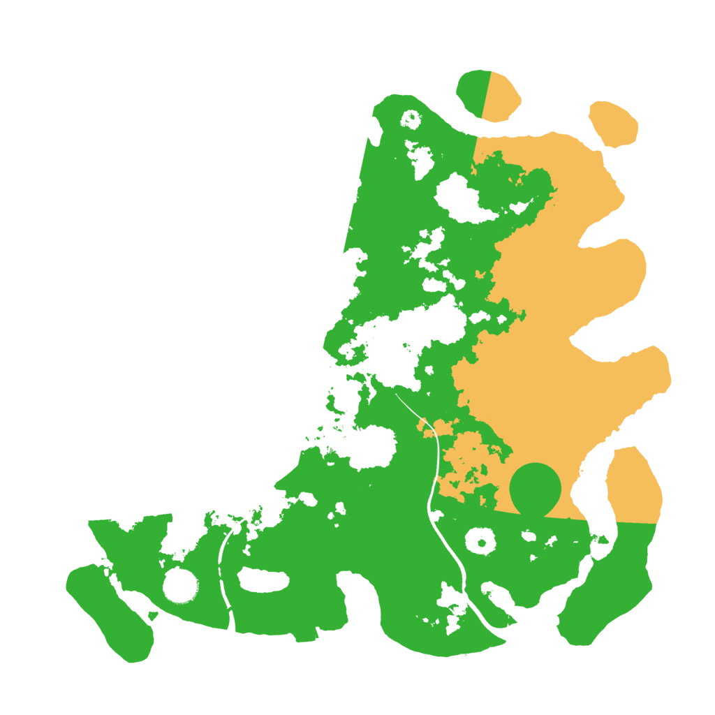 Biome Rust Map: Procedural Map, Size: 3650, Seed: 97366862