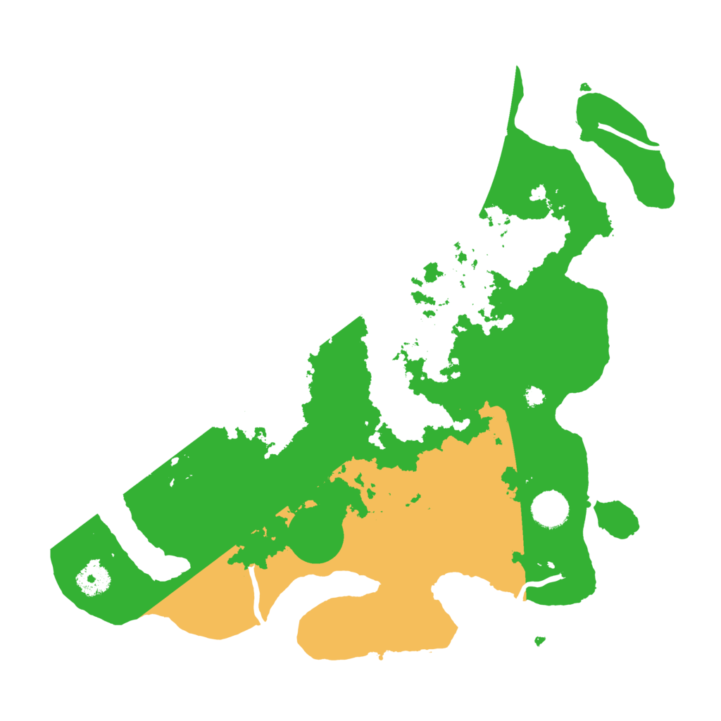Biome Rust Map: Procedural Map, Size: 3450, Seed: 68198644