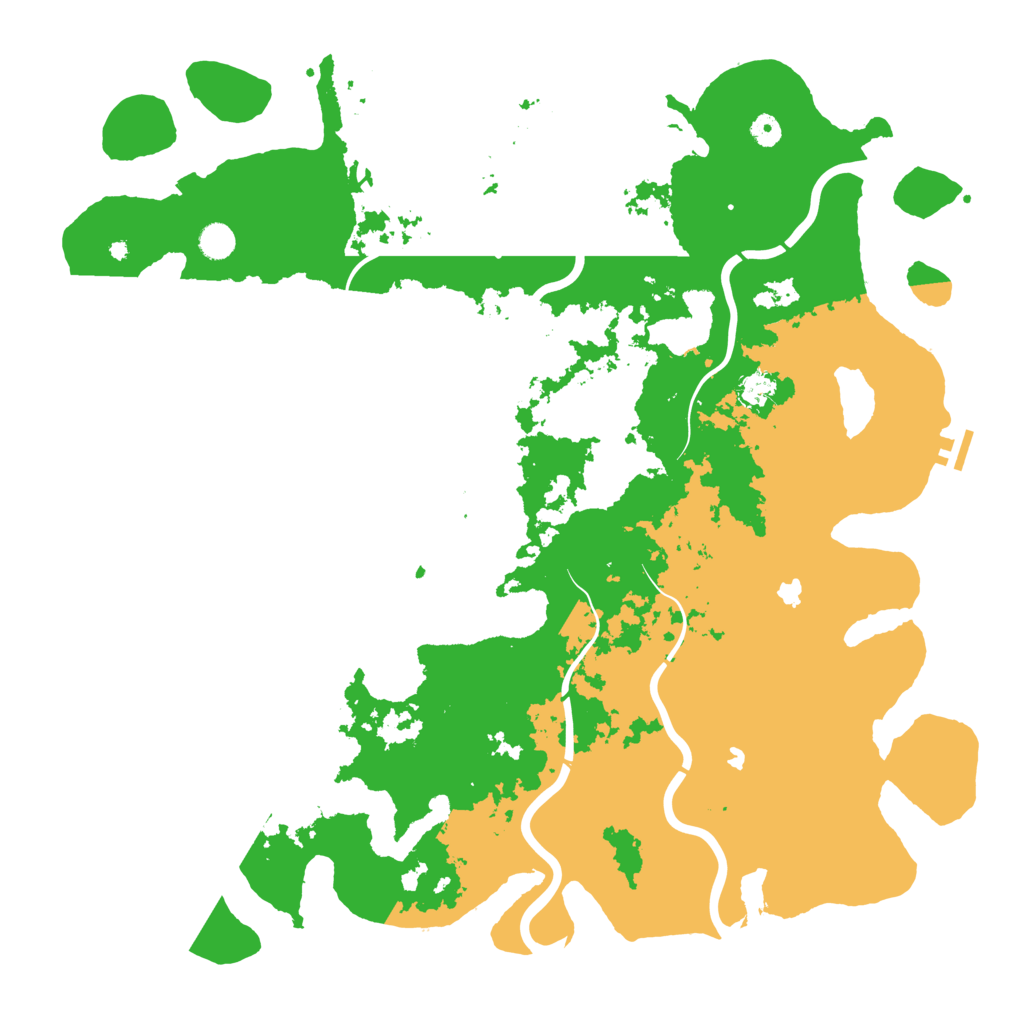 Biome Rust Map: Procedural Map, Size: 5000, Seed: 22547