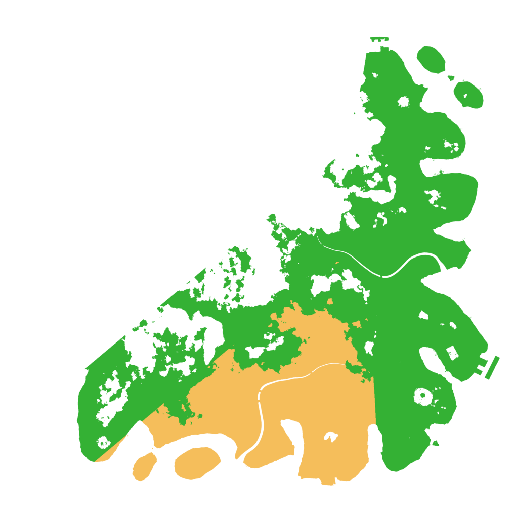 Biome Rust Map: Procedural Map, Size: 4250, Seed: 98961011