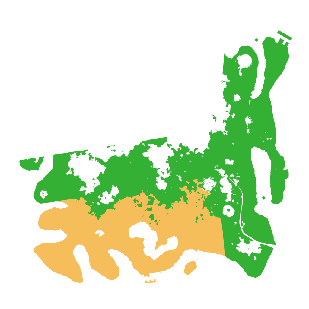 Biome Rust Map: Procedural Map, Size: 4000, Seed: 994854