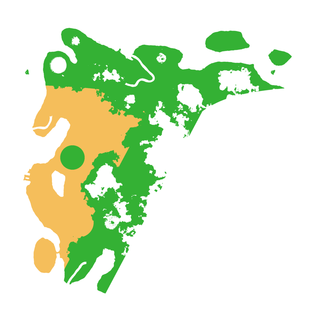 Biome Rust Map: Procedural Map, Size: 3450, Seed: 43580145