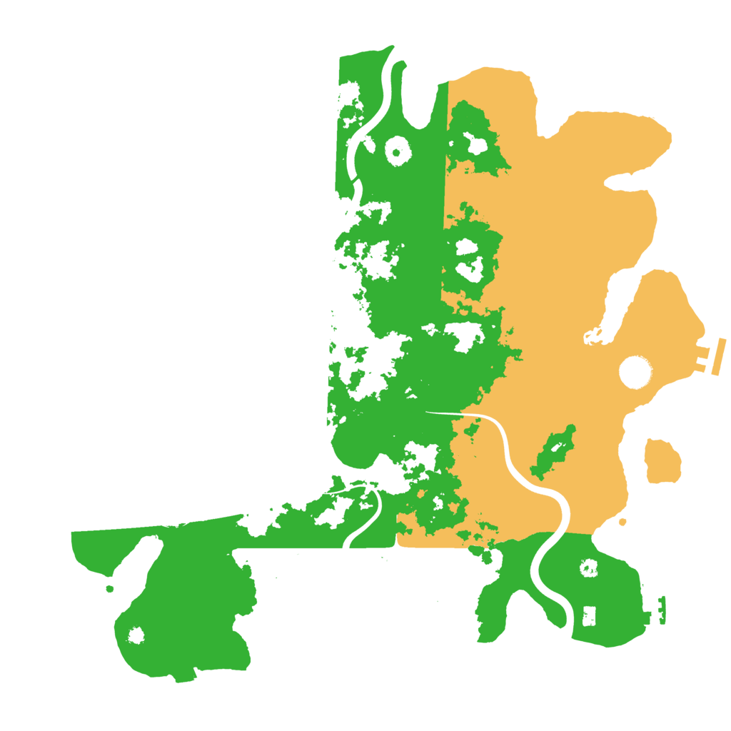 Biome Rust Map: Procedural Map, Size: 3950, Seed: 25762193