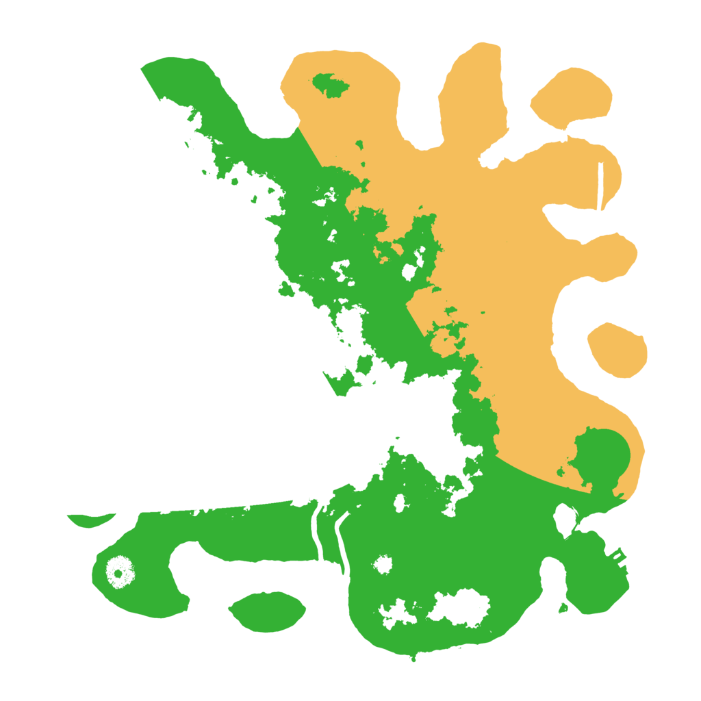 Biome Rust Map: Procedural Map, Size: 3500, Seed: 747235950