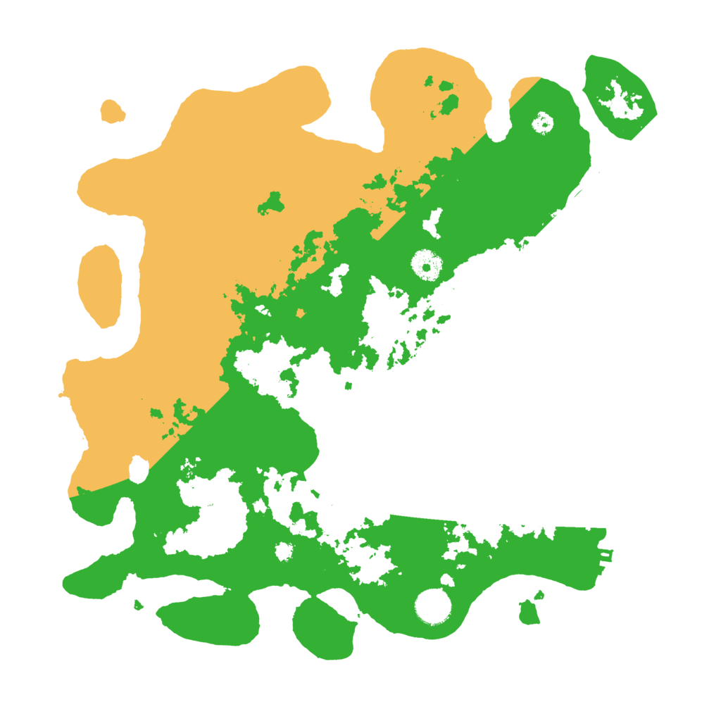 Biome Rust Map: Procedural Map, Size: 3550, Seed: 37334835