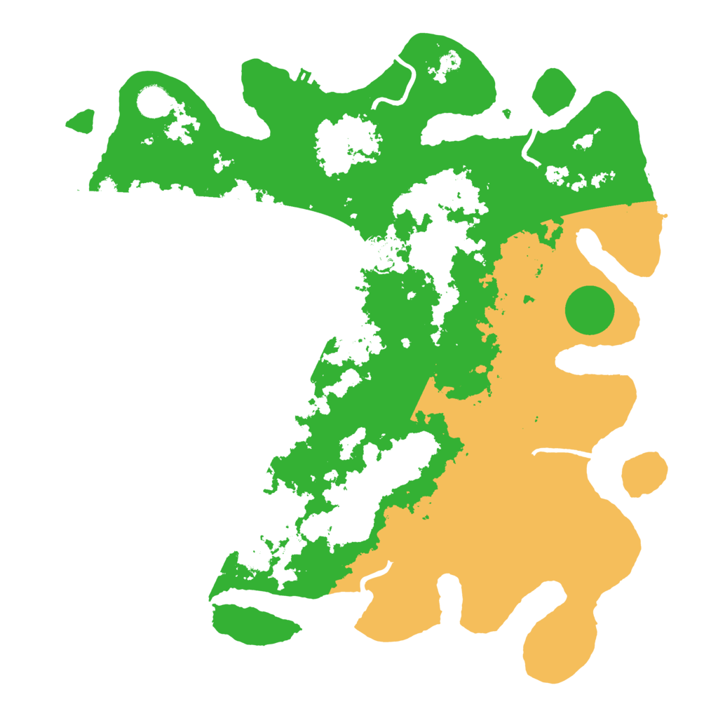 Biome Rust Map: Procedural Map, Size: 3850, Seed: 105566543