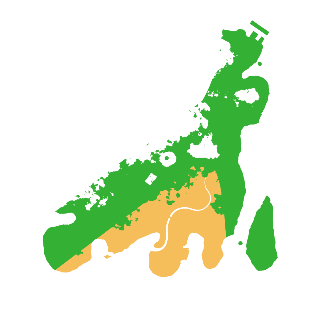 Biome Rust Map: Procedural Map, Size: 3000, Seed: 3301