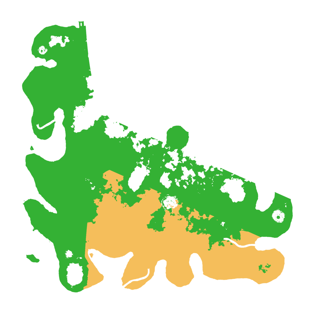 Biome Rust Map: Procedural Map, Size: 3800, Seed: 95949246