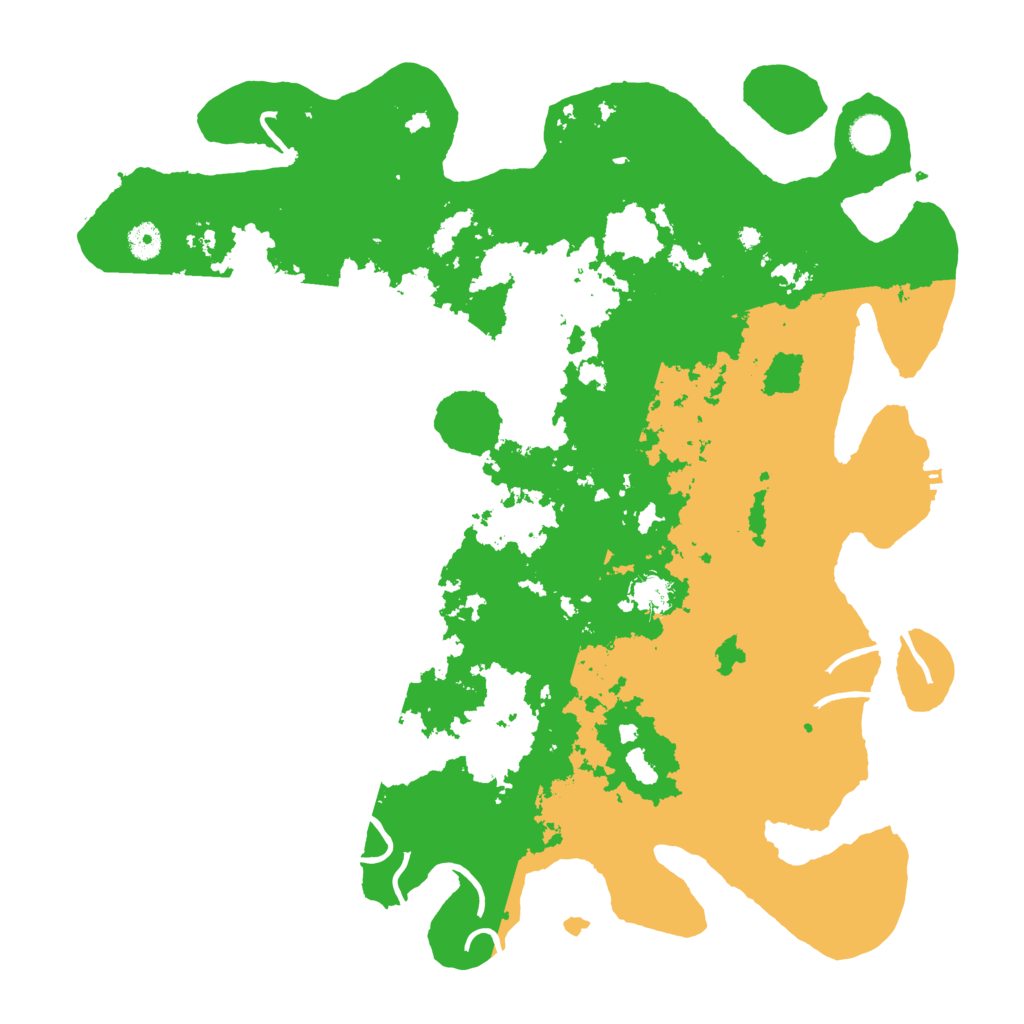 Biome Rust Map: Procedural Map, Size: 4400, Seed: 33387776