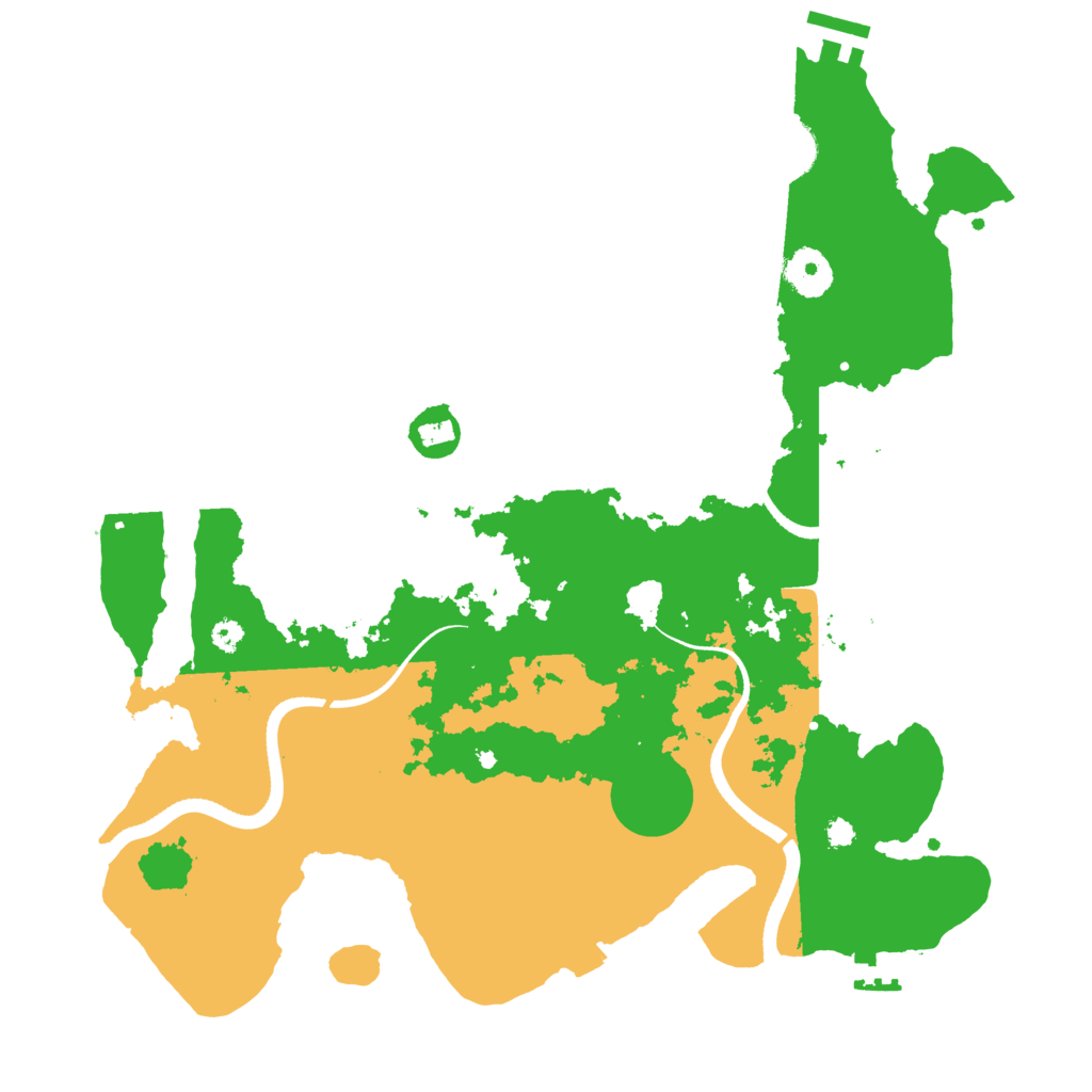 Biome Rust Map: Procedural Map, Size: 3500, Seed: 800856969