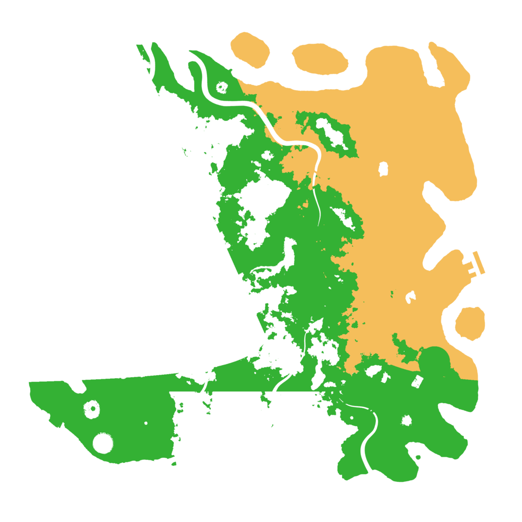 Biome Rust Map: Procedural Map, Size: 4500, Seed: 6482569