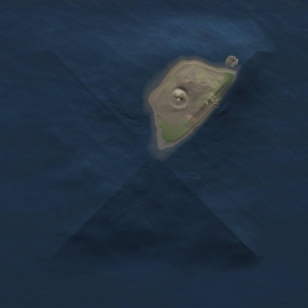 Rust Map: Procedural Map, Size: 1000, Seed: 1912830939, 1 Monuments