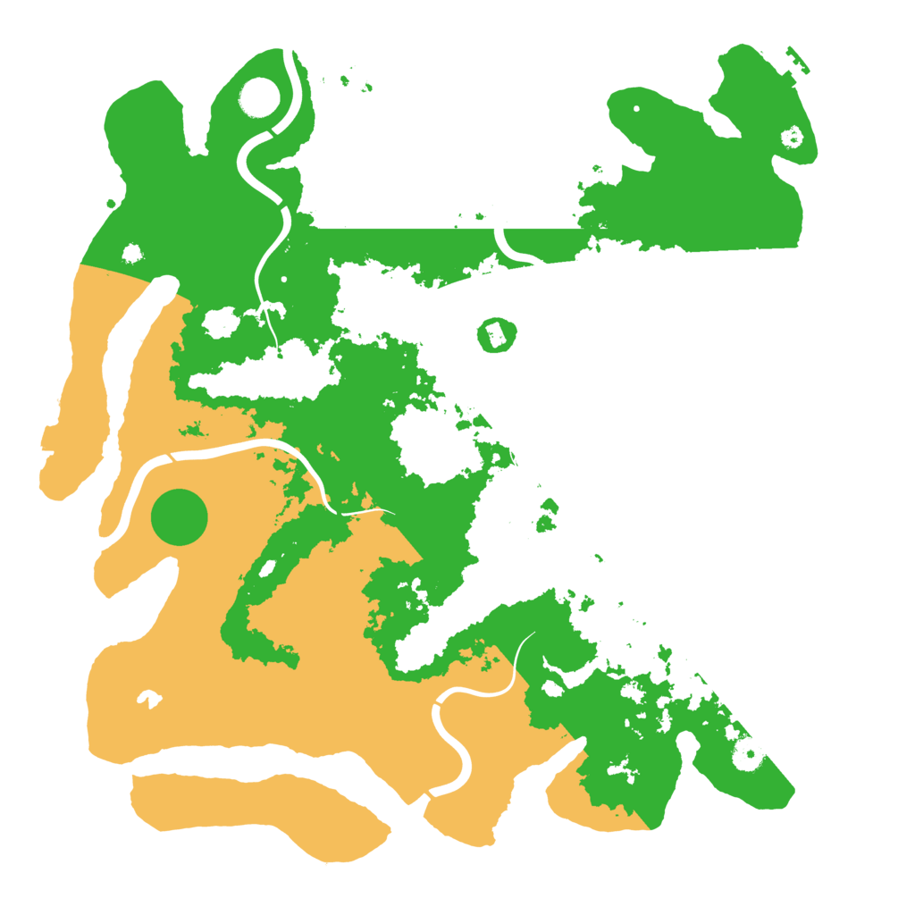 Biome Rust Map: Procedural Map, Size: 4250, Seed: 8236