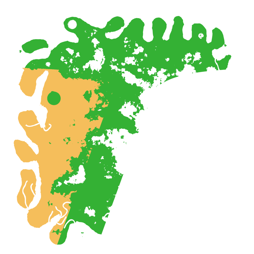 Biome Rust Map: Procedural Map, Size: 5000, Seed: 1096587532