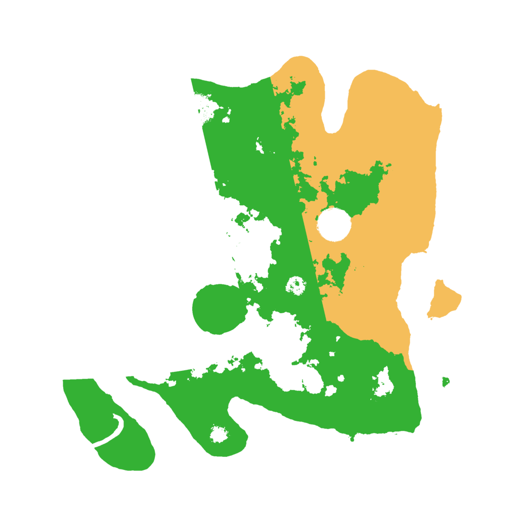 Biome Rust Map: Procedural Map, Size: 2800, Seed: 13841
