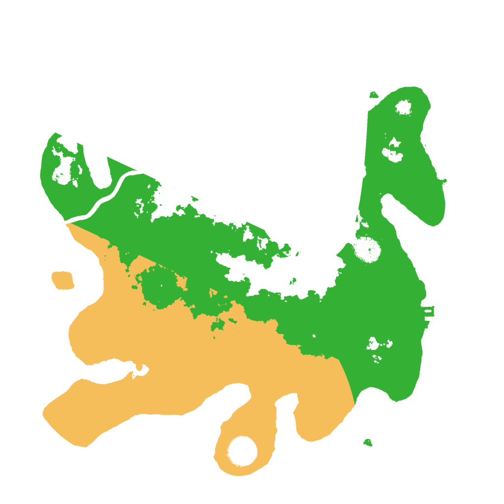 Biome Rust Map: Procedural Map, Size: 3000, Seed: 1043496761