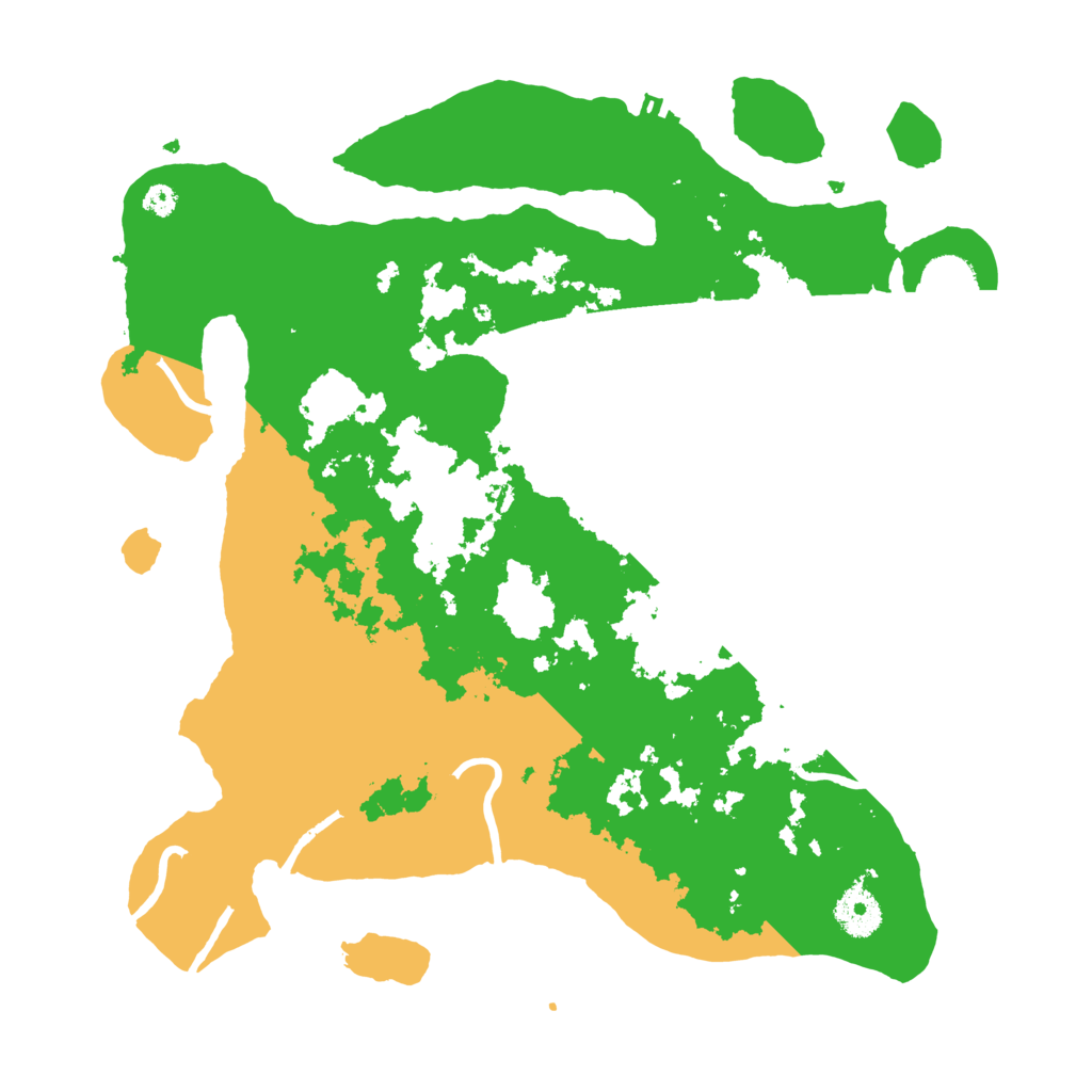 Biome Rust Map: Procedural Map, Size: 3500, Seed: 374140923