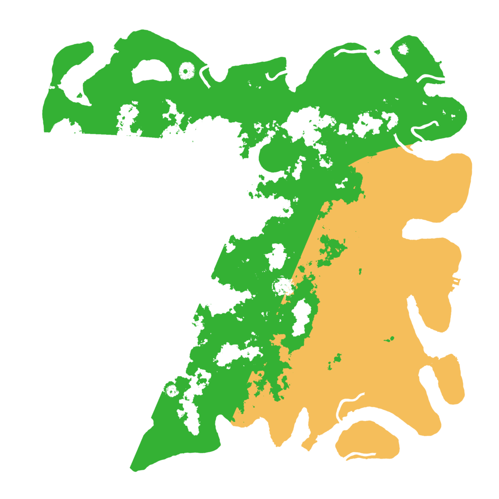 Biome Rust Map: Procedural Map, Size: 4500, Seed: 2057600247